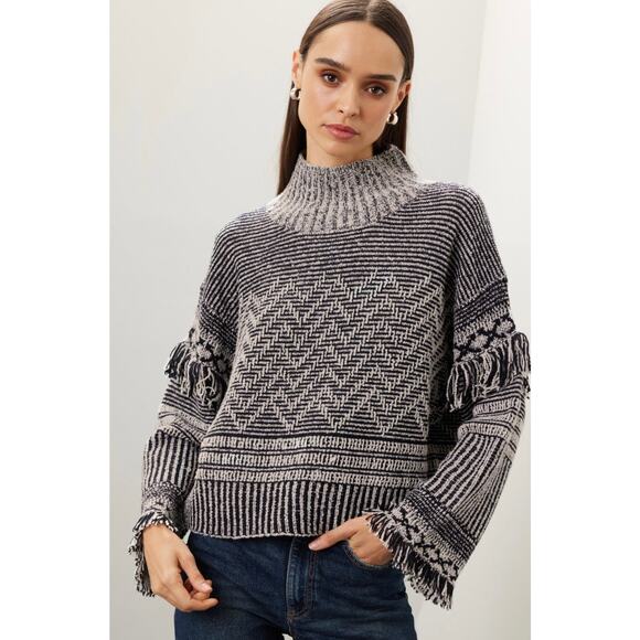 Club Monaco
Fringe Turtleneck Sweater - Picture 1 of 9